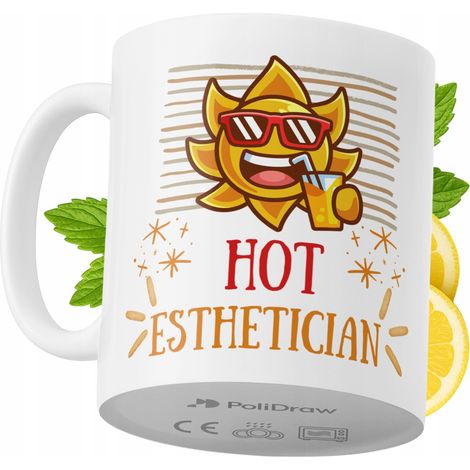 Lustige Tasse für Kosmetikerinnen – Kaffee- oder Teetasse mit witzigem Textdesign – ideal für Geburtstage, Namenstage, Feiertage und besondere Anlässe. Hochwertige Tasse für Zuhause, Büro und Arbeit. 