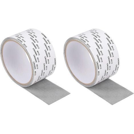 1 Ensemble Écran Fenêtre Clip Patch de réparation de fenêtre d'écran d'accueil, bande auto-adhésive de réparation de trou anti-insectes, patch de drain de sol auto-adhésif décoratif carré invisible(10 (1/5)