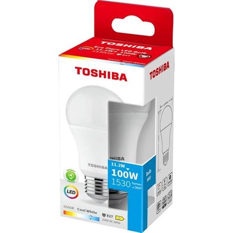 BOMBILLA LED TOSHIBA ECOFLARE A60 E27 11.2w 6500k