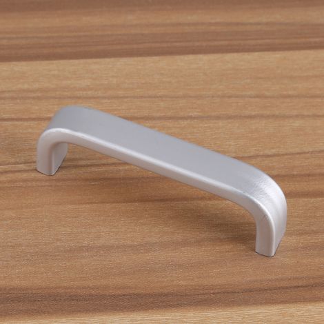 Türgriffe aus Aluminiumlegierung, matte Oberfläche, 64 mm massiv, für Küchenschränke und -möbel (1/5)