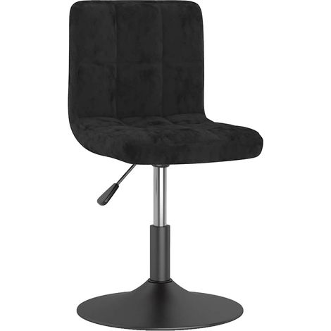 Maison Exclusive - Esszimmerstühle 4 Stk. Drehbar Schwarz Samt (1/5)