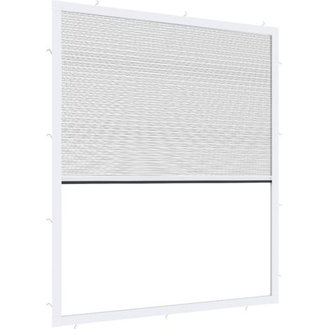 Primaster Insektenschutz-Plissee weiß 130x150cm weiß UV-beständig abwaschbar (1/3)