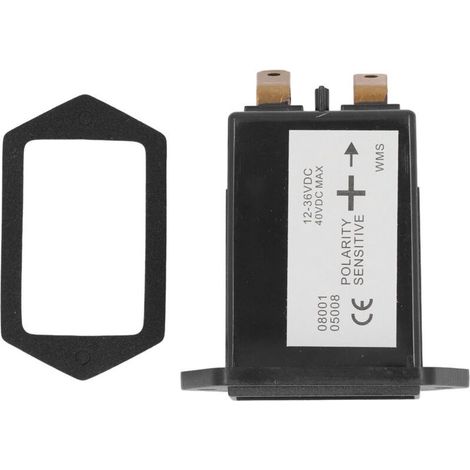Compteur horaire mécanique à quartz de haute précision pour générateurs de production industrielle et véhicules de chantier (12-36 V CC). (1/5)