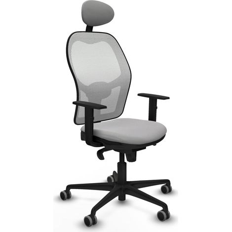 Sedia Ufficio con Poggiatesta Jorquera Piqueras y Crespo 1D036G1 Grigio chiaro (1/5)