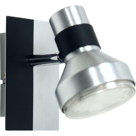 Candellux applique Sortha 91-07479 nera metallo GX53