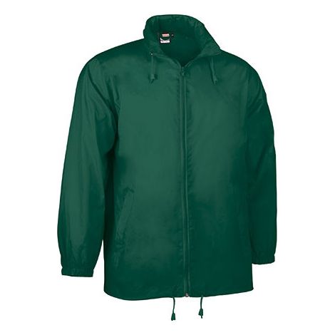 Chubasquero ligero y compacto VALENTO Rain 10/12 Verde Botella