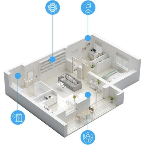 Pack Solinnov’up radio : maintien à domicile avec chemin lumineux interactif - URMET SUPT2