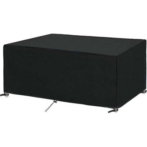 Garden Furniture Cover 180x100x75cm, protective cover for garden table and outdoor furniture, waterproof and windproof, UV and cold resistant