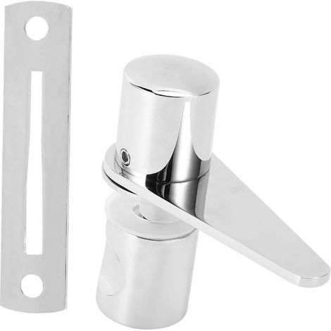 Serrure de Porte en Verre pour Salle de Bain, Fermeture pour Douche et Bureau - Fournitures Ménagères (1/5)