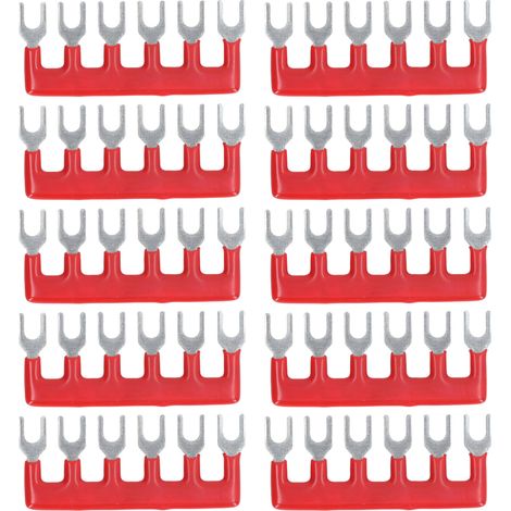 Lot de 10 pièces, bornier de court-circuit TB 400 V 15 A, barrette de connexion, bord de court-circuit, multiprise, TB-1506 (1/5)