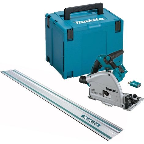 Makita DSP601ZJU 36v/18v Brushless Plunge Saw Wireless + SP6000 1.5M Guide Rail (1/5)