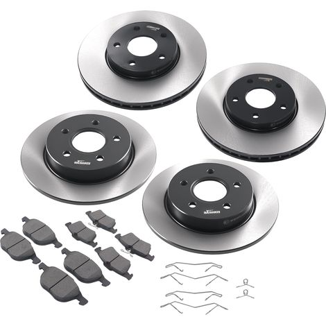 Del.+Tra. Discos + Pastillas Freno for Ford C-Max DM2 1.8L 2.0L 2003-2010 (1/5)