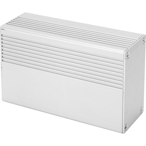 Boîtier de jonction intégré en aluminium pour projets électroniques, coque grise, boîte de montage robuste, étui de câblage DIY (1/5)