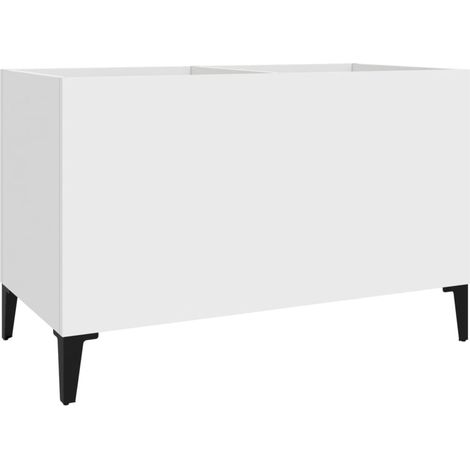 Maison Exclusive - Mobile Porta DiscBianco 74,5x38x48 cm in Legno Multistrato