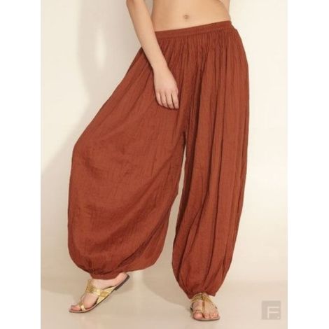 Pantalon coton homme coupe droite marron taille M, pantalons décontractés en tissu coton, couleur brun, taille moyenne, vêtement masculin à porter au quotidien (1/2)
