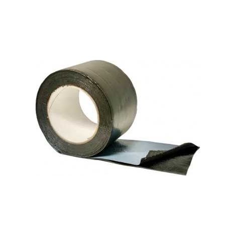 Sud Bois – Rouleau d'étanchéité bitumeux 80mm x 20m – Protection lambourdes bois – Résistant aux U.V et températures extrêmes – Conforme DTU 51.4