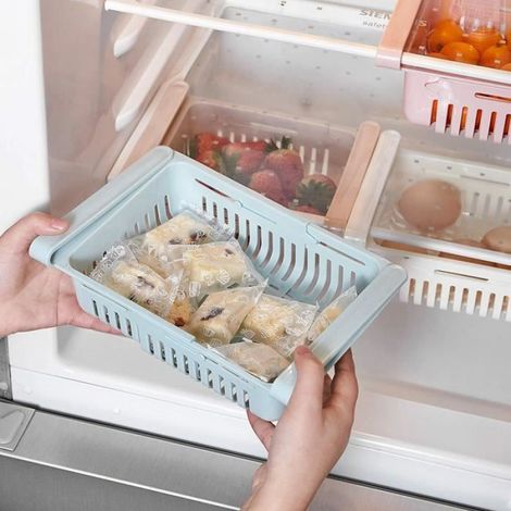 Boite De Rangement Pour Refrigerateur - Tiroir Escamotable - PP - 20x16x8 Cm (1/4)