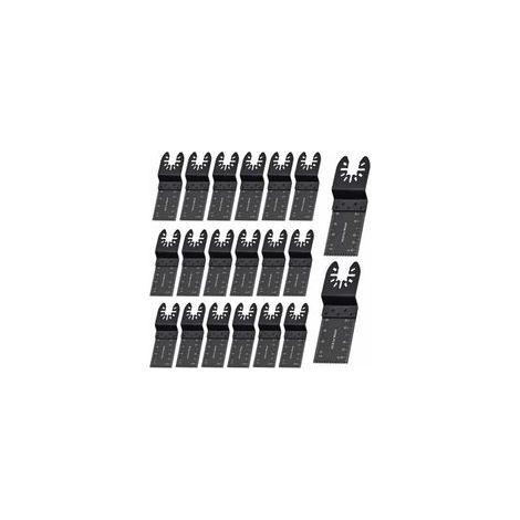 Lame de scie oscillante universelle en métal et bois - 20 pièces - 35 mm - Outil multifonction à dégagement rapide pour DeWalt, avec caractéristiques : Métal, Outil, 20PIÈCES, Bois, 35MM, Kit, Scie