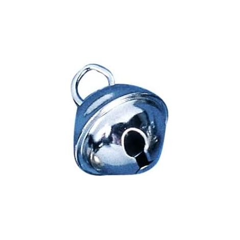RAYHER - 10 PEZZI - CAMPANELLI IN METALLO SFERICI - Ø9MM - COLORE ARGENTO