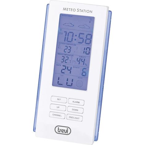 Trevi ME3108RC Multifunktionale Wetterstation in Weiß