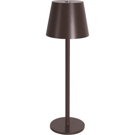 Lampe de chevet ACKERMAN APP1366-T marron, design moderne, idéale pour chambre à coucher ou salon (1/5)