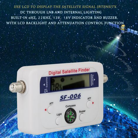 Détecteur de satellites numérique LCD SF-9506, détecteur de signaux satellites numériques SF-006 (1/5)