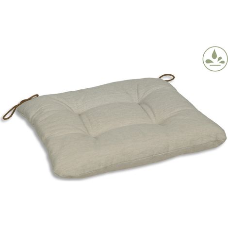 GO-DE Sitzkissen Carina 38 cm x 38 cm x 5 cm, beige Auflagen & Hussen (1/3)