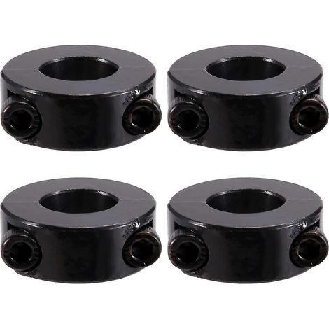 4 colliers de serrage à double fente pour arbre, finition oxyde, diamètre intérieur 20 x 40 x 15 mm (1/5)