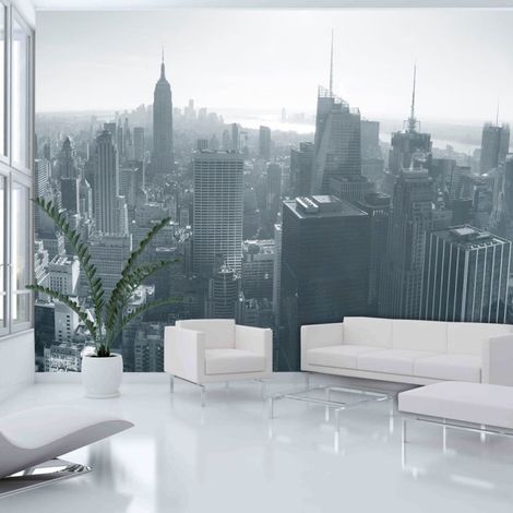 Papier Peint "Panorama de New York en Noir & Blanc" 154 x 200 cm (1/2)