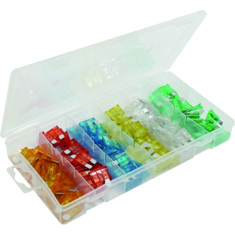 SODELEC - Assortiment de 120 fusibles enfichables standard - 14102 - Ce produit de marque SODELEC est neuf. (1/2)