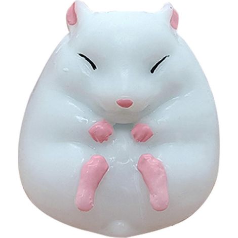 Jouet anti-stress populaire en forme de hamster extensible à presser à la main. Cadeau idéal. (1/5)