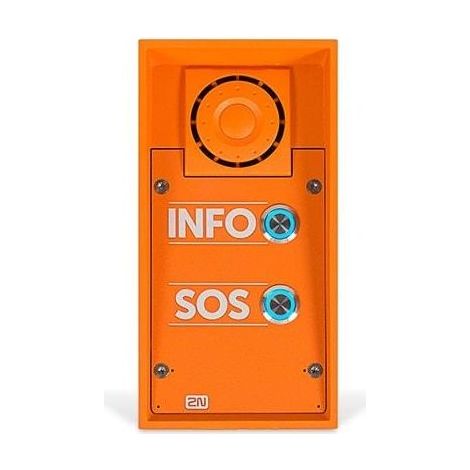 2N IP Safety 2 Tasten, INFO u. SOS Druck (9152102W)