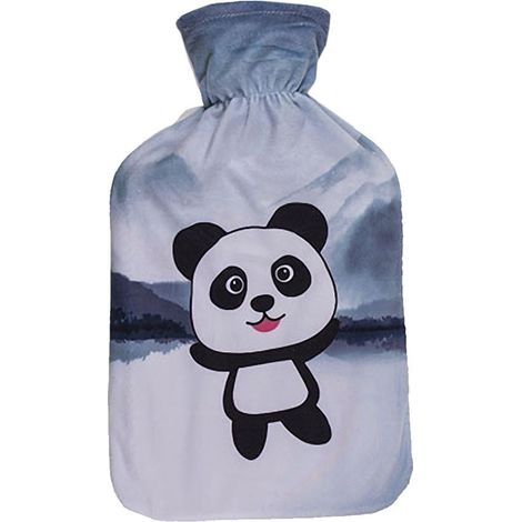 Bouillotte Petit Panda fond bleu (1/2)