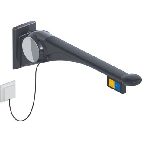 HEWI 802.50.45060 DR Poignée d'appui rabattable Premium, 750 mm, gauche (1/2)