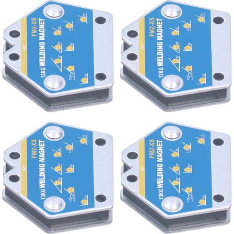 4 positionneurs de soudage magnétiques multi-angles, outils de fixation d'équerre pour fer, 13 kg FM2-XS (1/5)