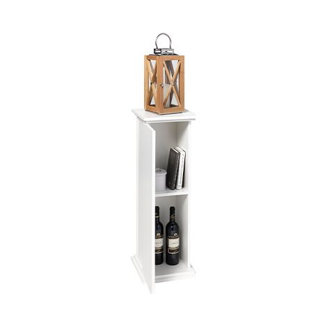 Meuble d'entrée 1 porte 30x30x89 cm blanc (1/8)