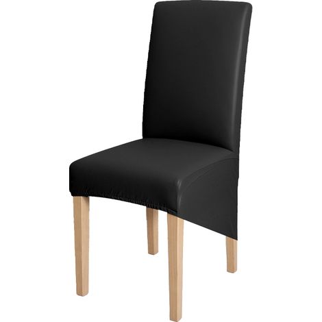 BEZUG für XXL-Stuhl, Rückenlehnenhöhe 60-75cm, aus Öko-Leder, schwarz