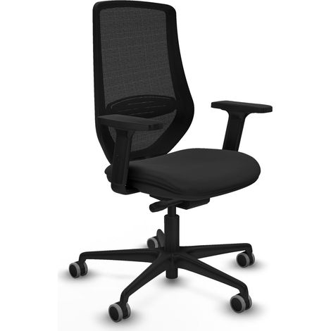 Piqueras y Crespo Mardos Silla de oficina negra confortable (1/2)