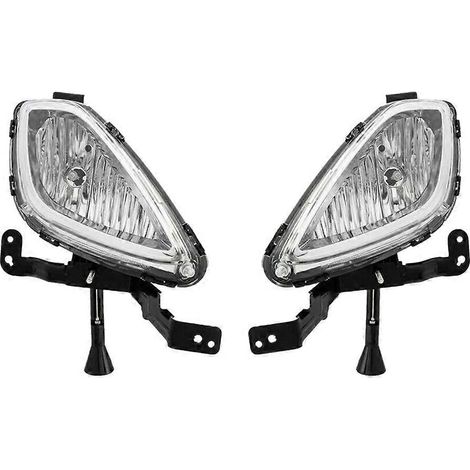 2 phares antibrouillard avant transparents avec ampoules 881 pour-- (1/5)