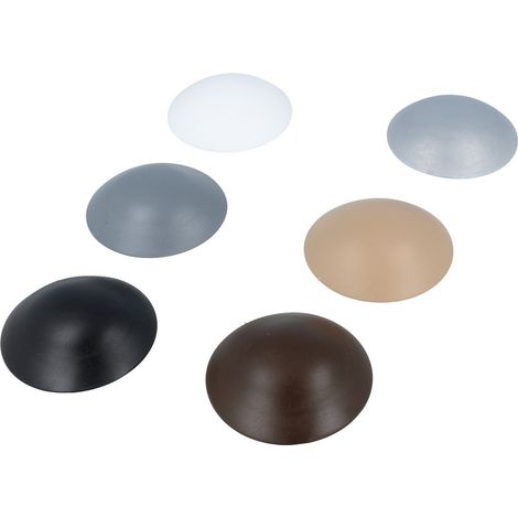 Türstopper selbstklebend Kunststoffstopper Wandtürstopper Wandschützer 40mm Grau (1/3)