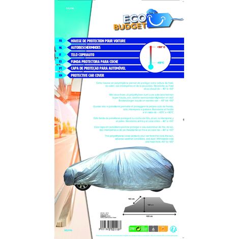 EB Housse Protection Voiture Plastique