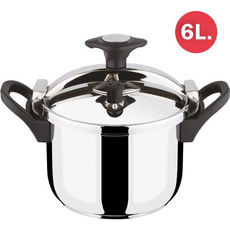 Olla express rapida acero inoxidable ø220mm 6l. GSC 2702568 (1/5)
