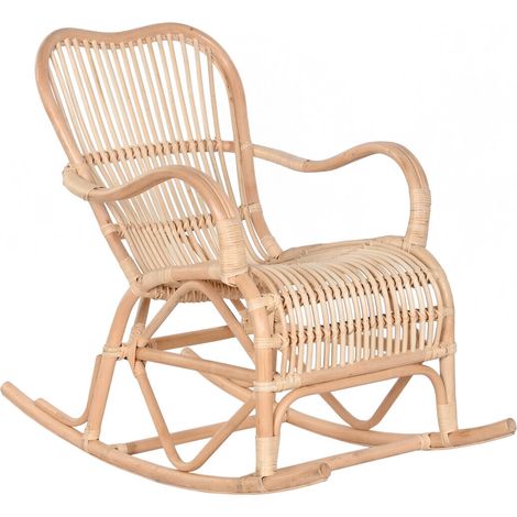 Mecedora Ratan 64X102X90 Natural Natural
