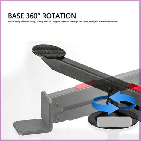 Lève-panneau de porte, lève-porte et panneau en acier au carbone de type 360, barre de support pour outil de levage de panneau de (1/4)