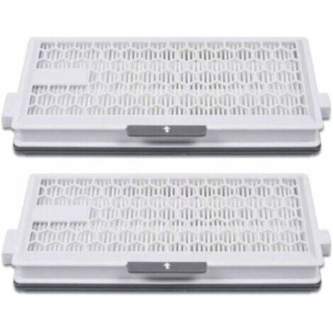 Lot de 2 filtres HEPA Airclean Plus 50 pour aspirateur Miele Complete C3 Powerline, S8340,Air Clean SF-HA 50 pour Complete C2 C3 Compact C1 C2-2,Lot de 2 pièces de rechange,de