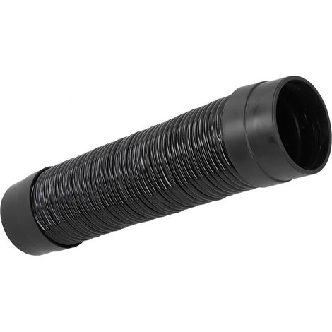 Tuyau d'aération 55cm/21.7in, gaine PVC silencieuse 160mm pour ventilateur extracteur, réducteur de bruit (1/5)