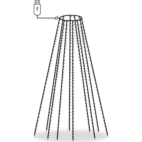 Christmas Tree Net Lights with 400 LEDs Cold White 400 cm vidaXL (1/6)