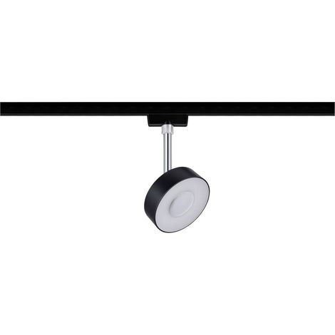 Paulmann Luminaire sur rail haute tension URail LED intégrée 5 W LED noir (mat), chrome Q014832 (1/5)