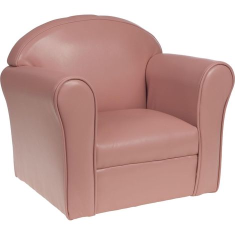 Amadeus - Fauteuil Club enfant rose (1/3)