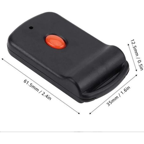 Télécommande Garage - 300 MHz - Compatible MultiCode 308911 - 1 Bouton - Dimensions 61.5 x 35 x 12.5 mm - Batterie 23A 12 V (1/4)